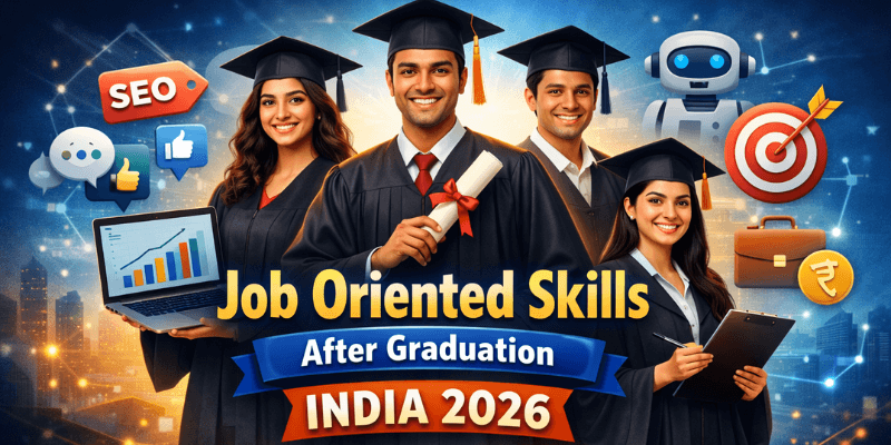 Job Oriented Skills After Graduation in India 2026 (Best Career Options for Freshers)