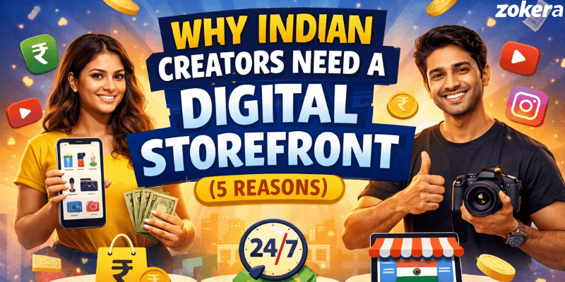 5 Reasons Why Every Indian Creator Needs a Digital Storefront