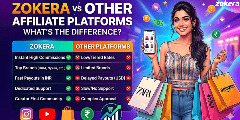 Zokera vs Other Affiliate Platforms: What's the Difference?