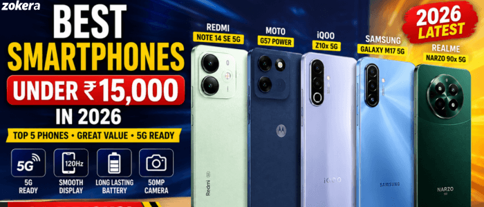 Top Budget Smartphones Under ₹15,000 in 2026: Best Budget Phones You Can Buy in India