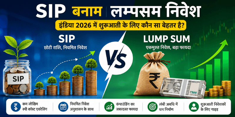 SIP बनाम लम्पसम निवेश: इंडिया 2026 में शुरुआती के लिए कौन सा बेहतर है?