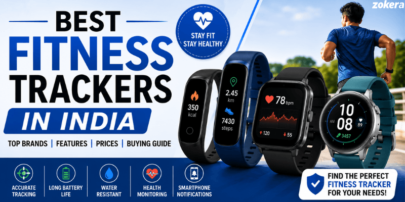 10 Best Fitness Trackers in India (2026) – Accurate Health & Budget Smart Bands Compared