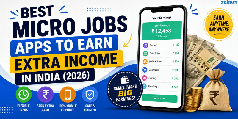 Best Micro Jobs Apps to Earn Extra Income in India (2026 Guide)