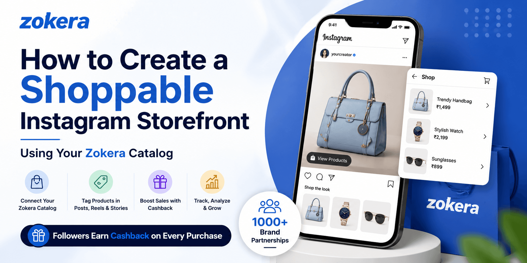 How to Create a Shoppable Instagram Storefront With Zokera