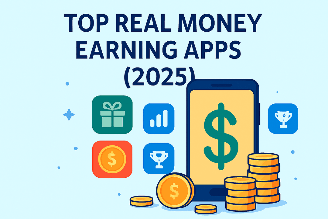Earning Many Top Real Money Earning Apps in 2025 (Smart Picks)